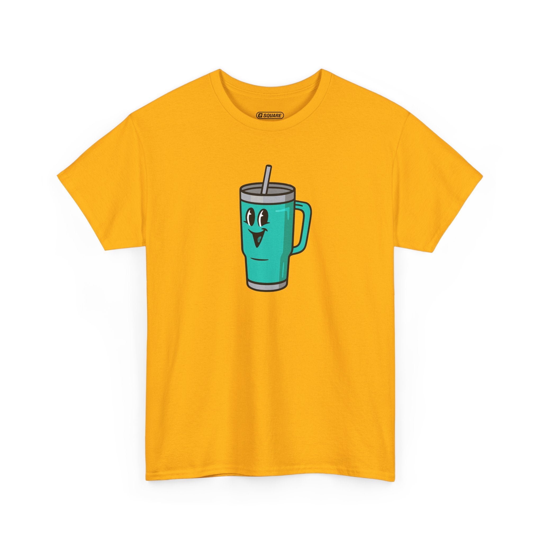 Cartoon Drink Tee – Fun Graphic Style for Coffee & Drink Lovers