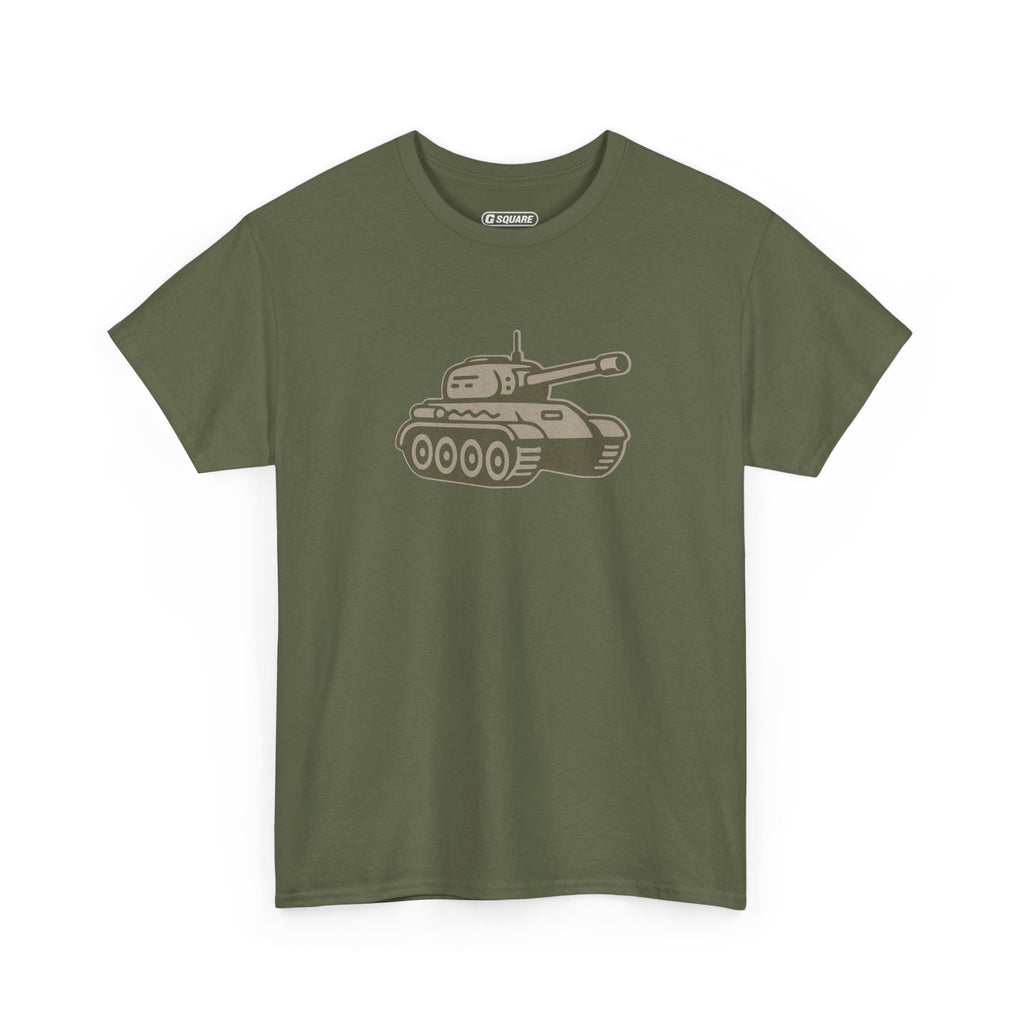 Army-Inspired Tee – Heavy Cotton Strength, Everyday Style