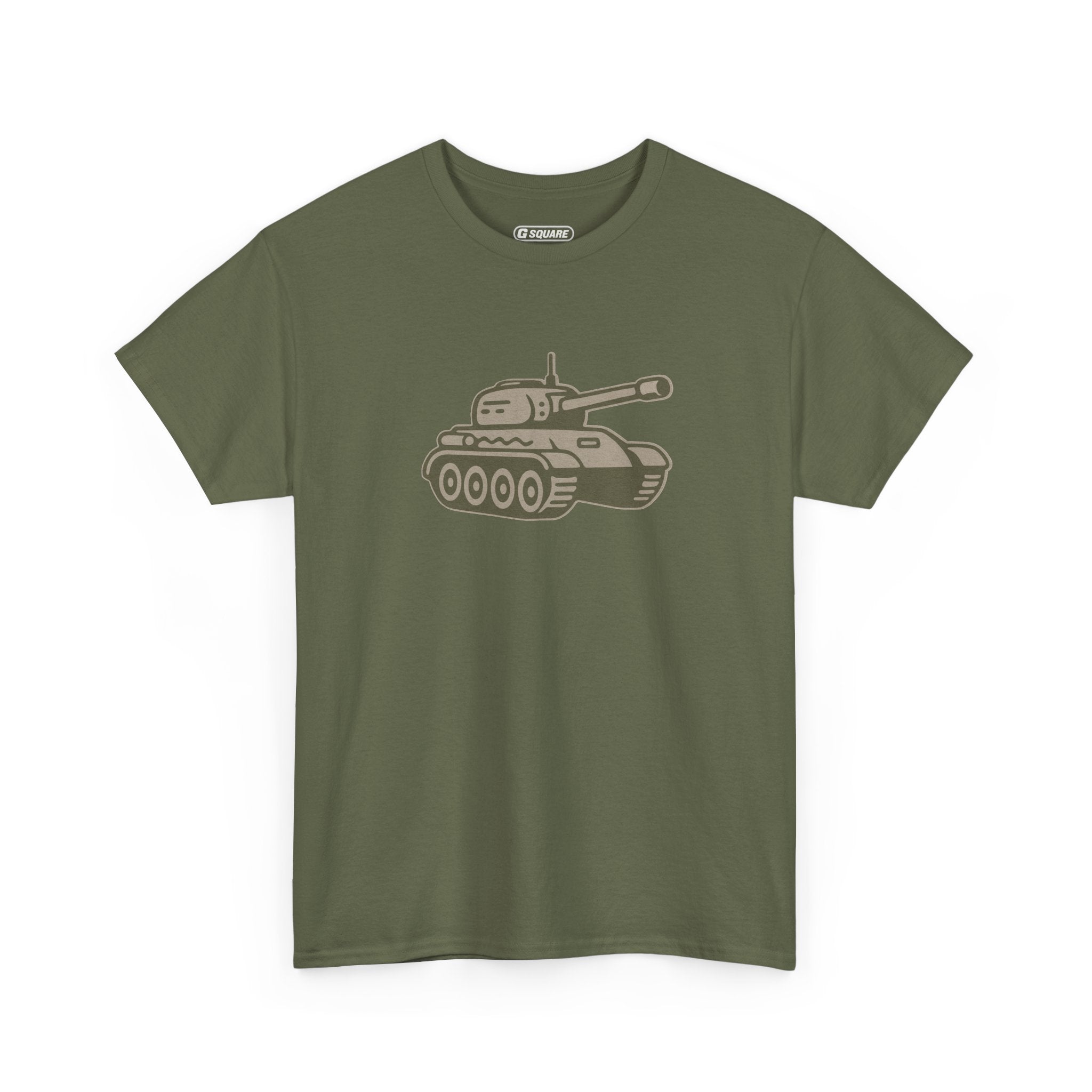 Army-Inspired Tee – Heavy Cotton Strength, Everyday Style