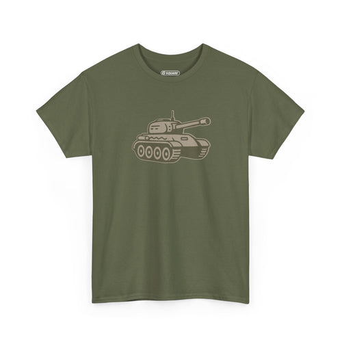 Army-Inspired Tee – Heavy Cotton Strength, Everyday Style